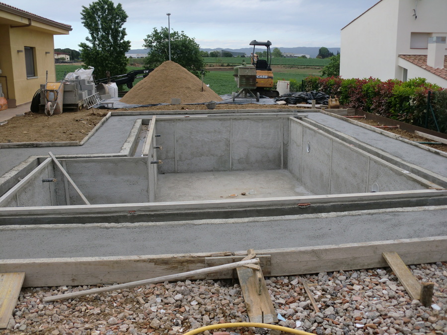 Formación de la acera perimetral