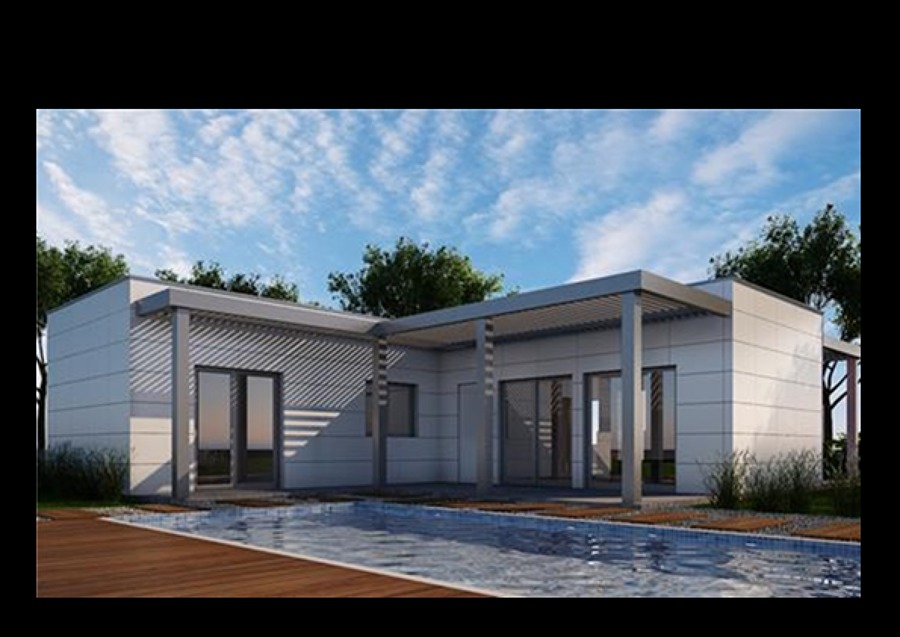 formato l con acabado  mortero  monocapa