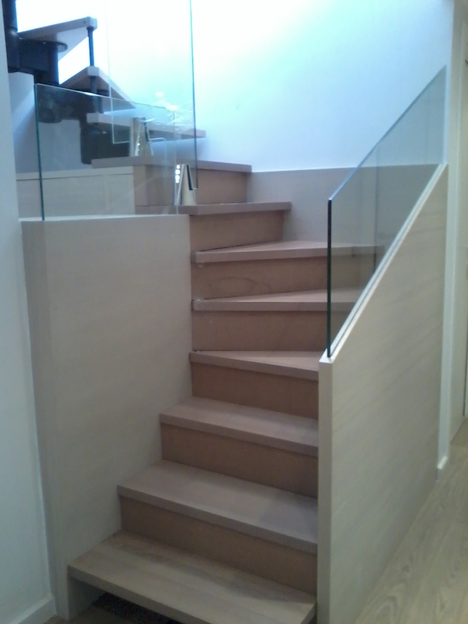 Forrado de los escalones originales