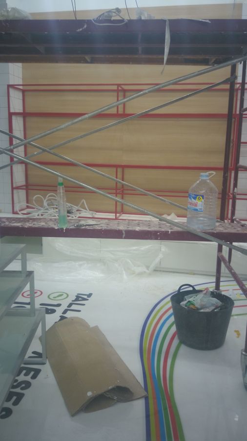 Forrado de pared en laminado