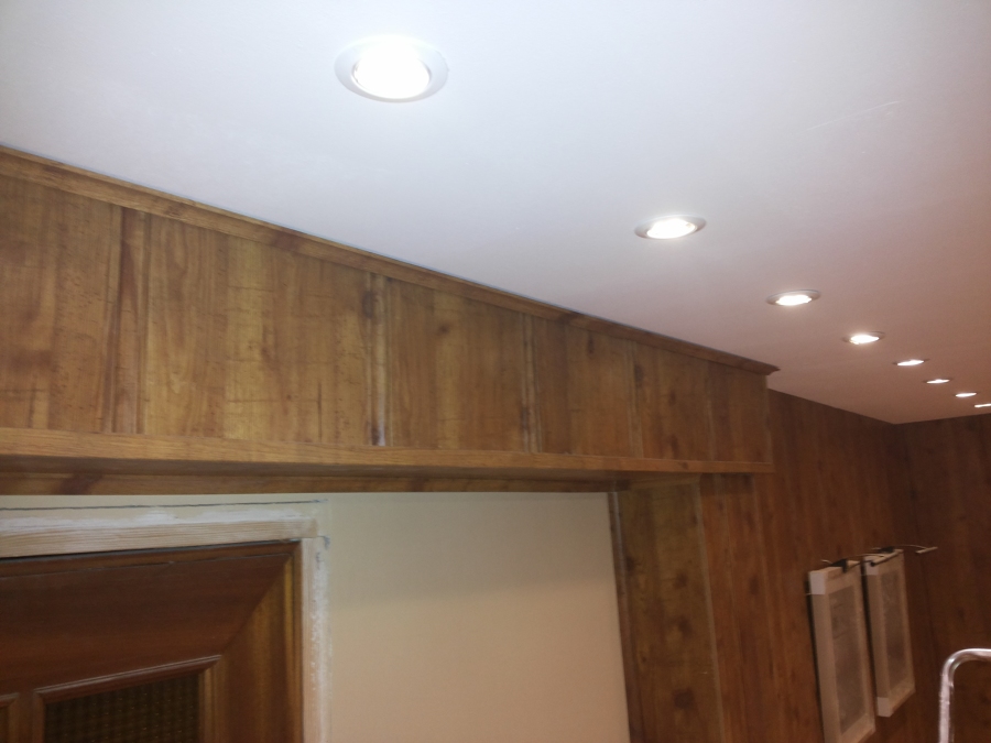 Forrado de Viga sobre la puerta