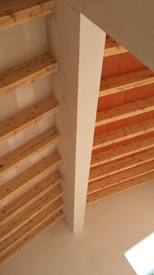 Forrado de yeso y pladur altos y vigas.