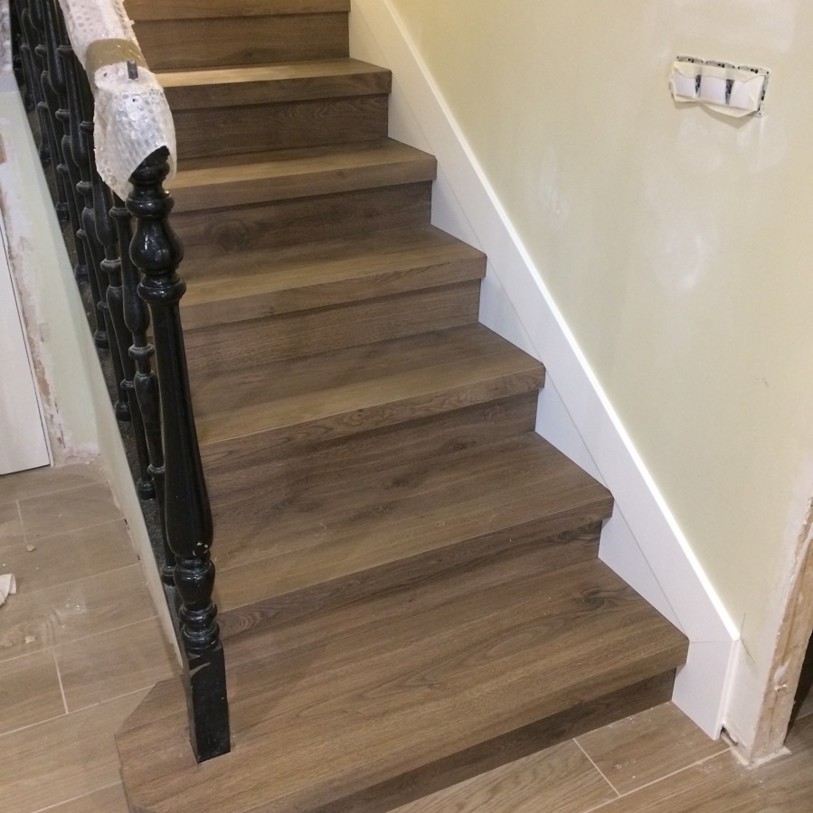 Forrado Escalera de tarima flotante 