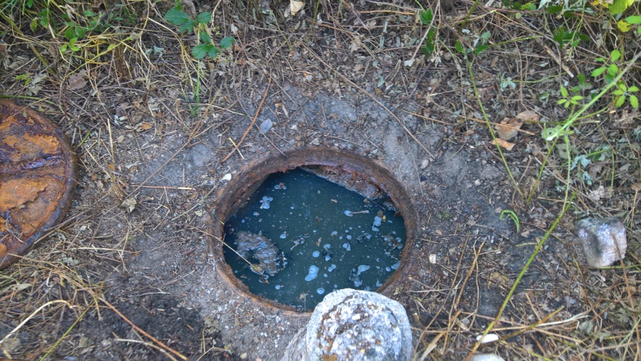 Fosa séptica llena