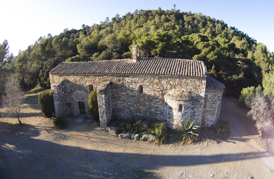 foto aerea de la ermita