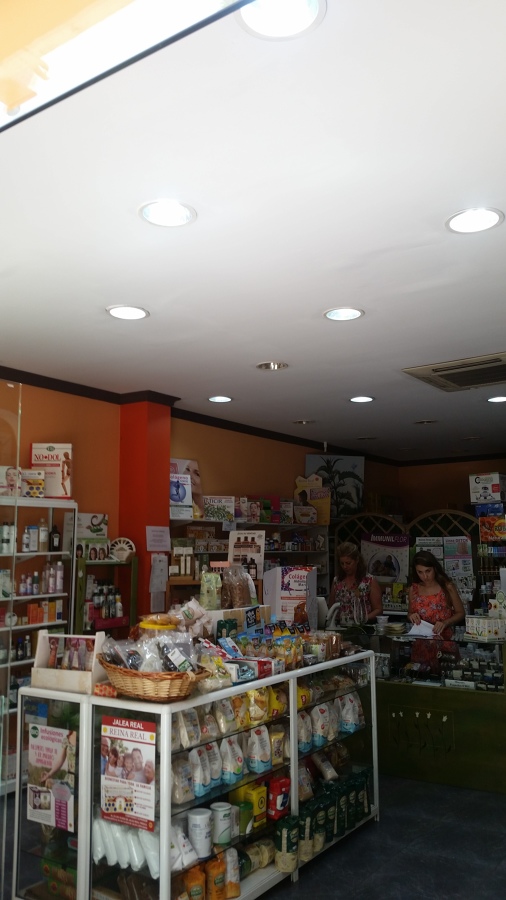 Foto antes del cambio a LED