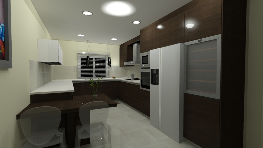 Foto cocina con electrodomesticos