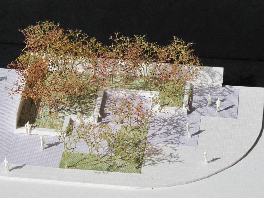 Foto de maqueta de estudio para jardín