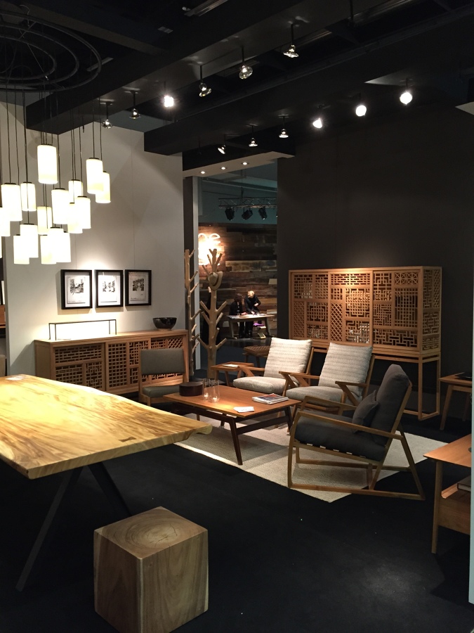 Foto panorámica del stand.