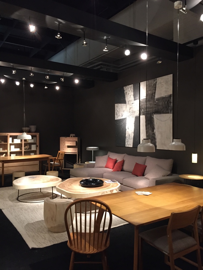 Foto panorámica del stand.