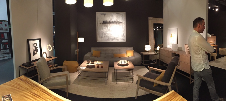 Foto panorámica del stand.