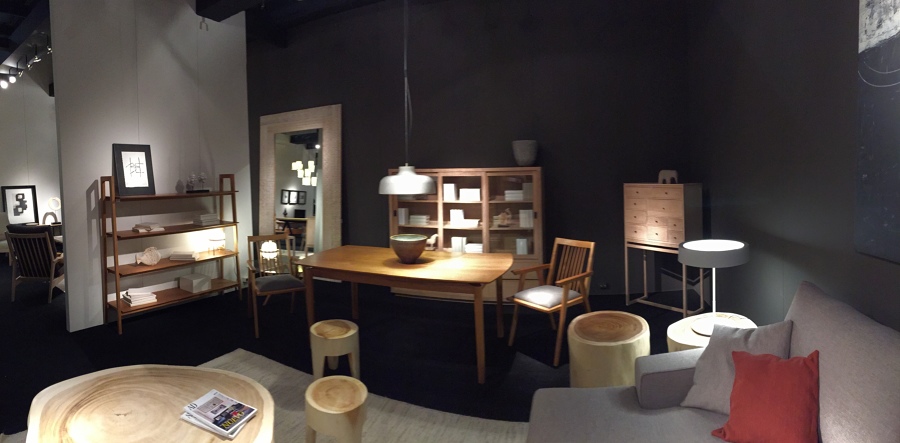 Foto panorámica del stand.