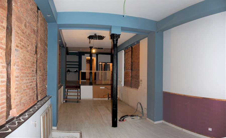 Fotografía de la entrada anterior a la reforma