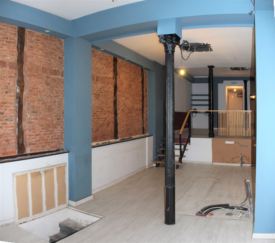 Fotografía de la entrada anterior a la reforma