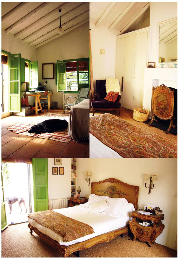 Fotografías del estado actual de la planta alta del interior de la vivienda