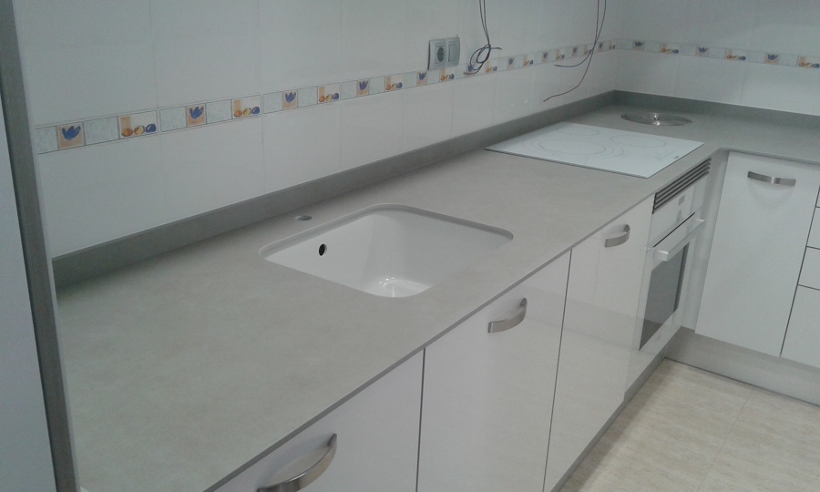 fregadero bajo banco