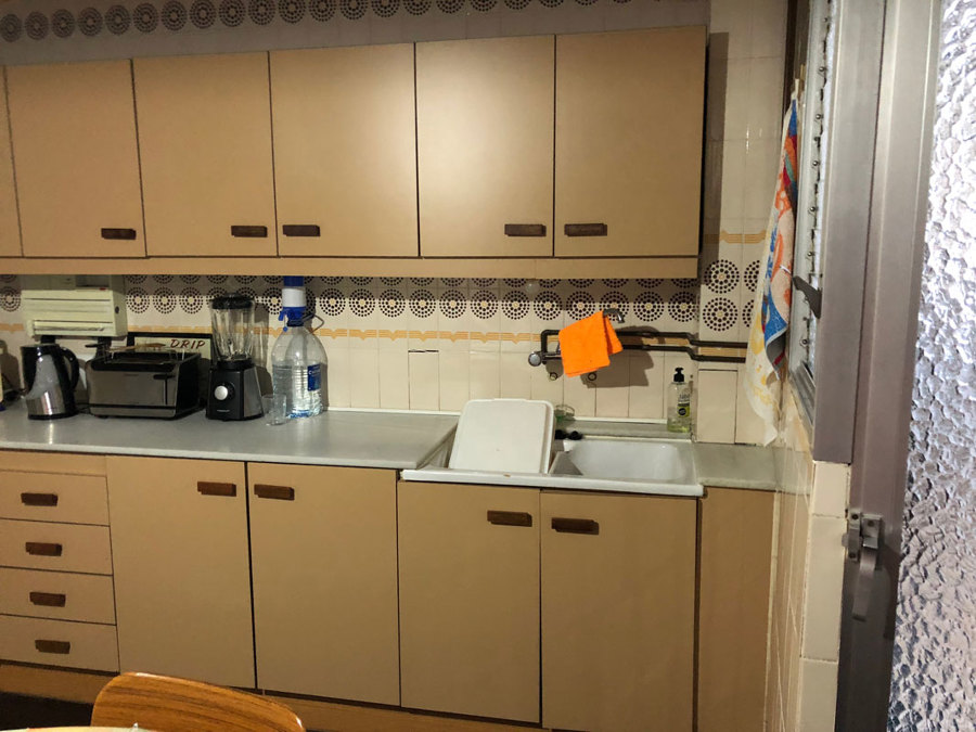 Fregadero cocina antigua