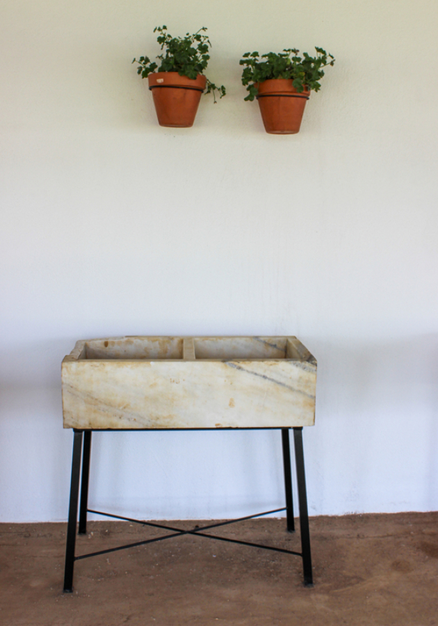 Fregadero de mármol