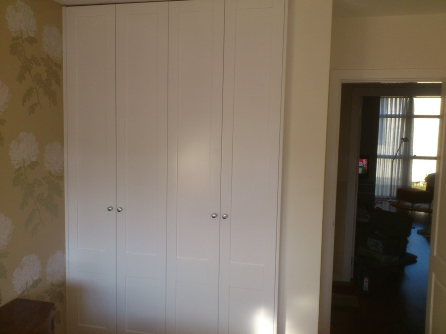 Frente de armario lacado blanco