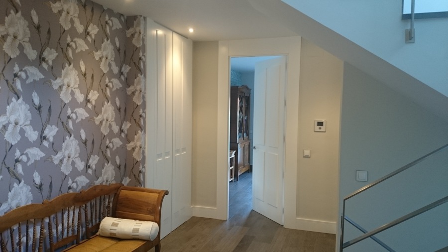 frente de armario y puerta de paso