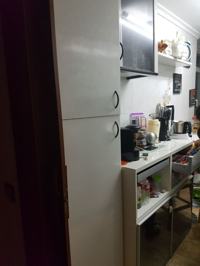 Frente de cocina anterior.