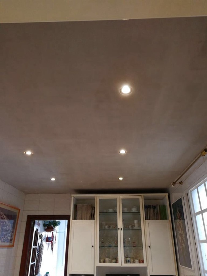 Frente de cocina y techo