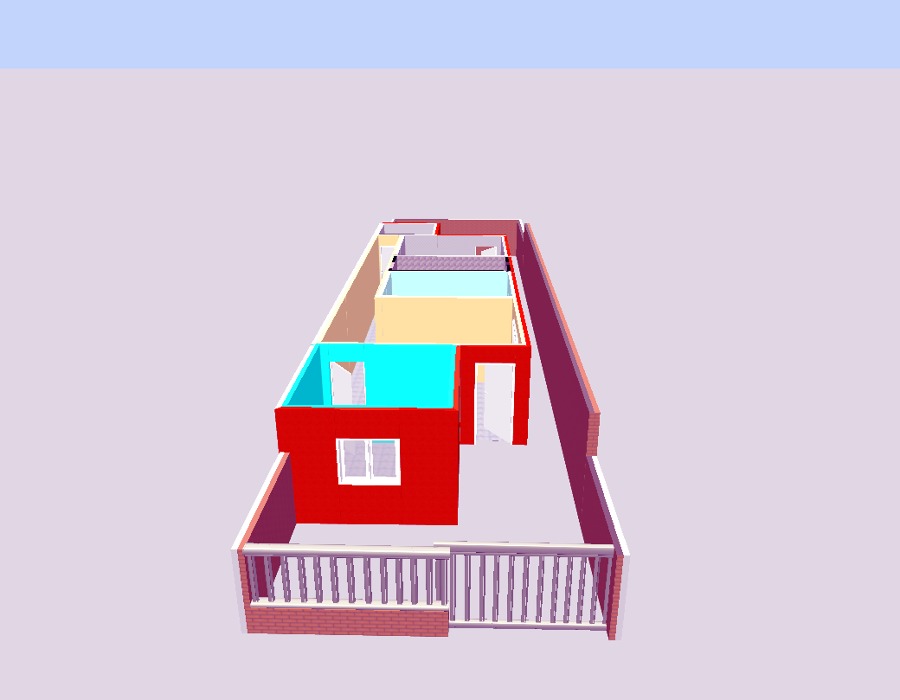 frontal de la vivienda