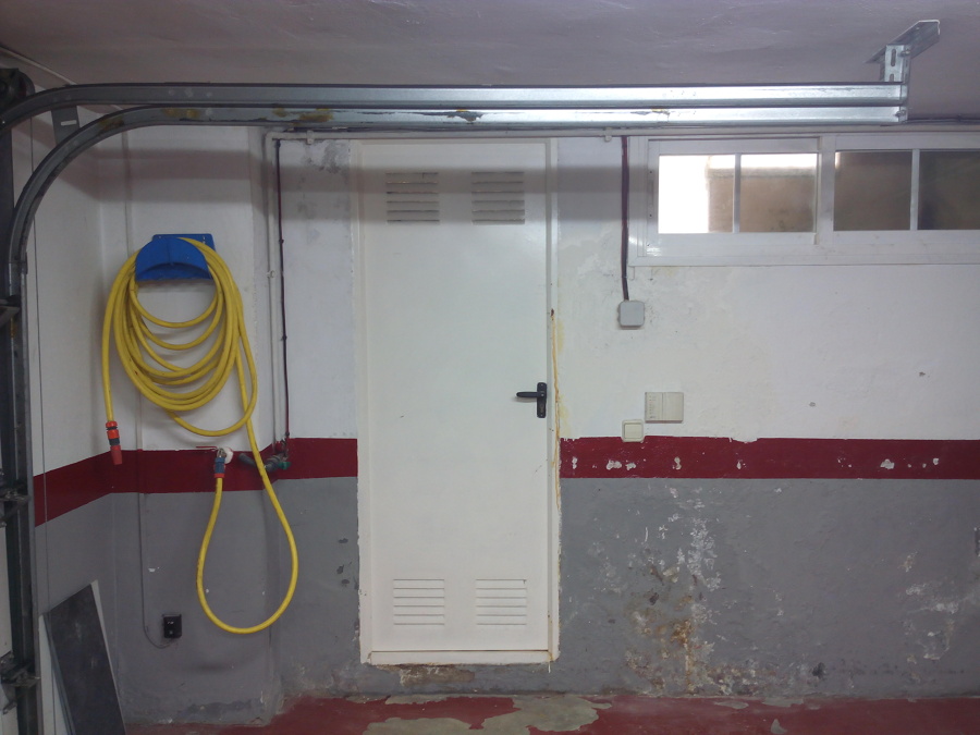 Futura ubicación unidad exterior en garaje