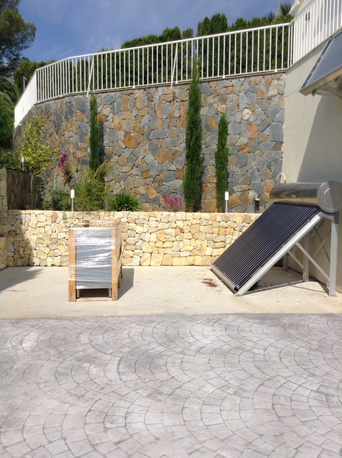 Garaje a cielo abierto