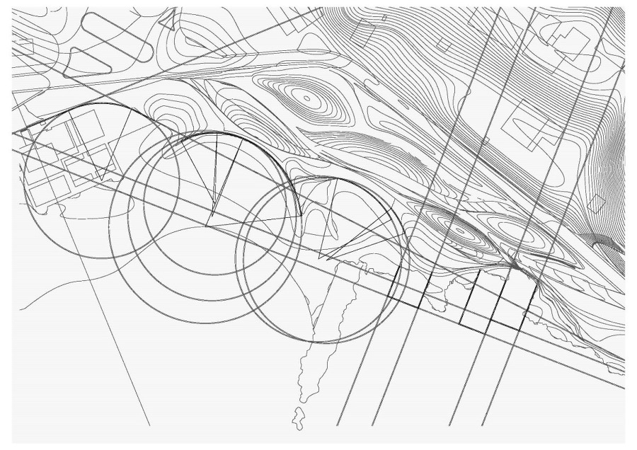 Geometrización de los espacios en planta baja (nivel 0)