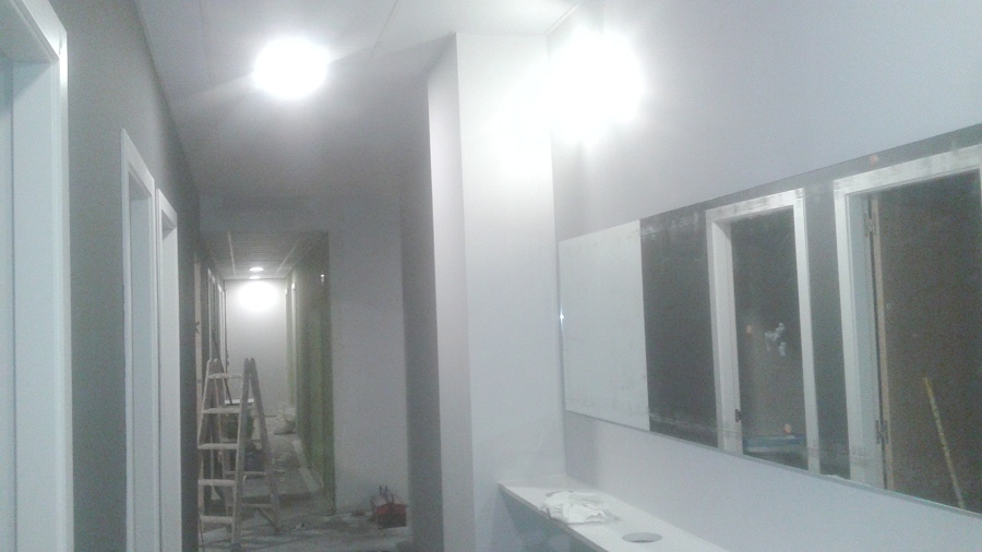 Gimnasio zona aseos.