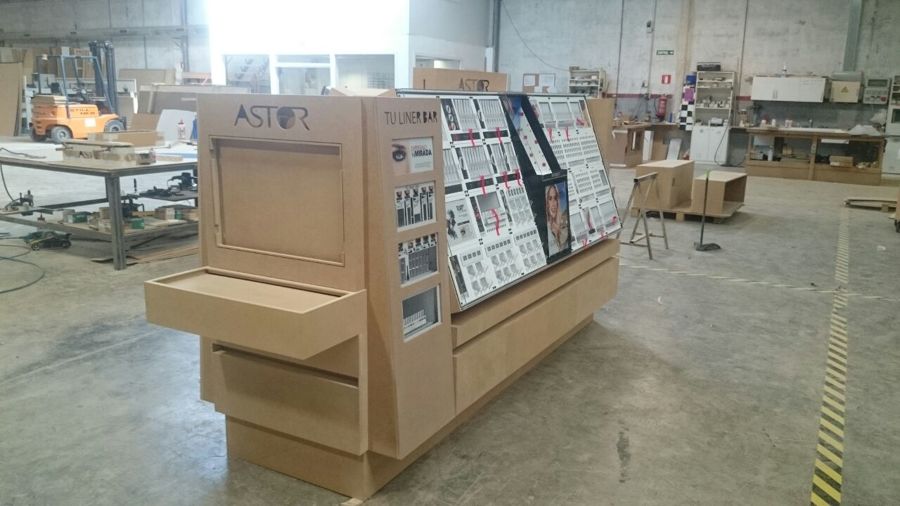 góndola comercial astor