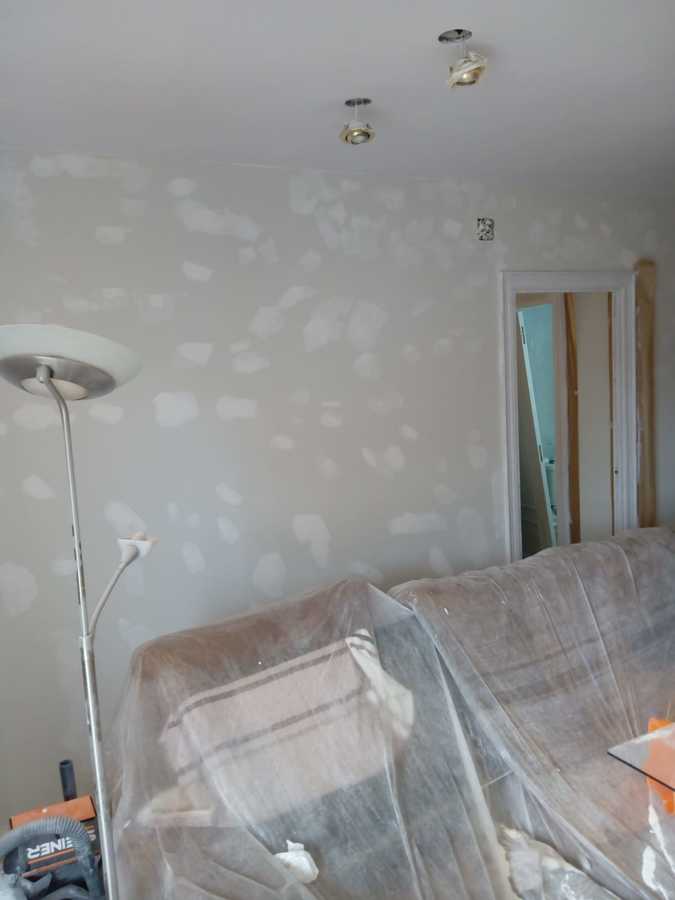 Gotelé lijado, enyesado y repasado