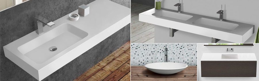 Gran variedad de lavabos y muebles