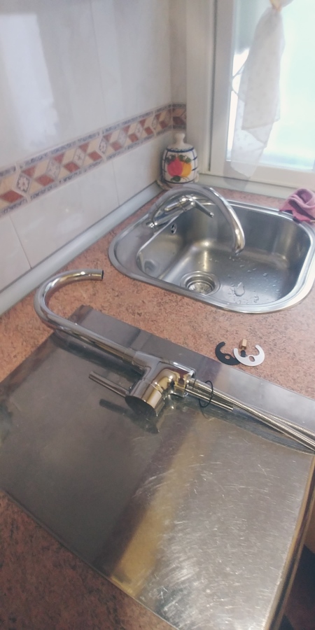 Grifo fregadero a sustituir