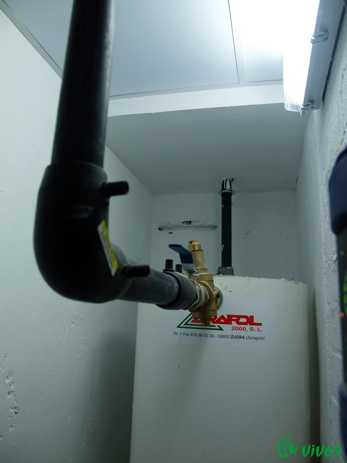 Grupo de presión instalado en la comunidad