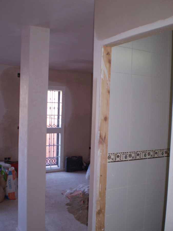 Guarnecido y enlucido de perlita