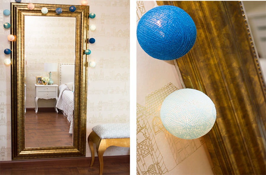 guirnalda de luces para niña