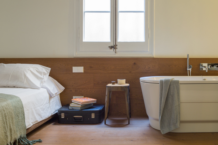 Habitación con bañera