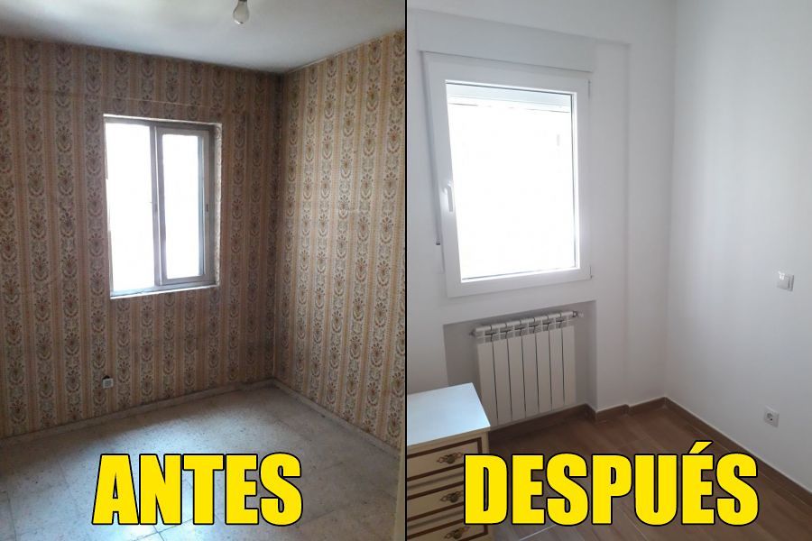 Habitación antes y después