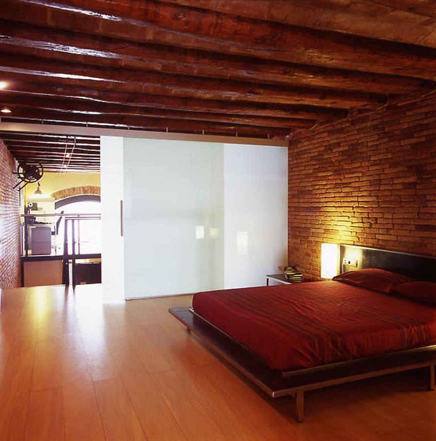 habitación con separación planta alta