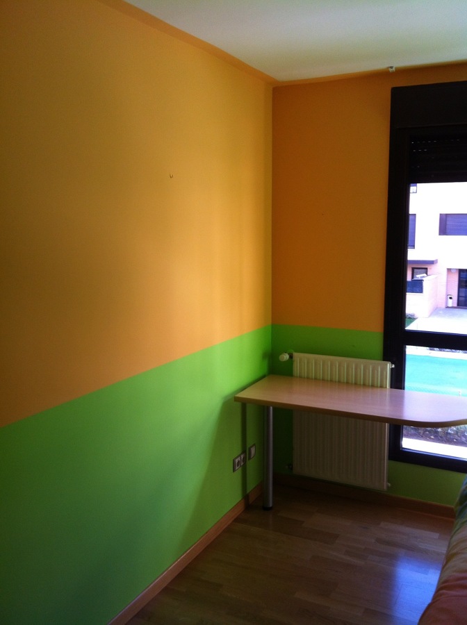 Habitacion dos colores 