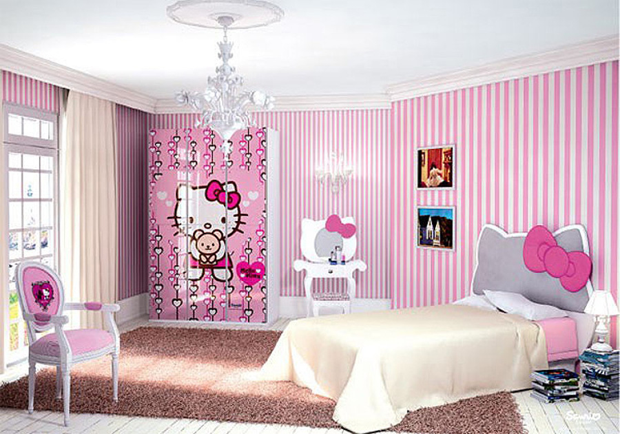 habitación hello kitty