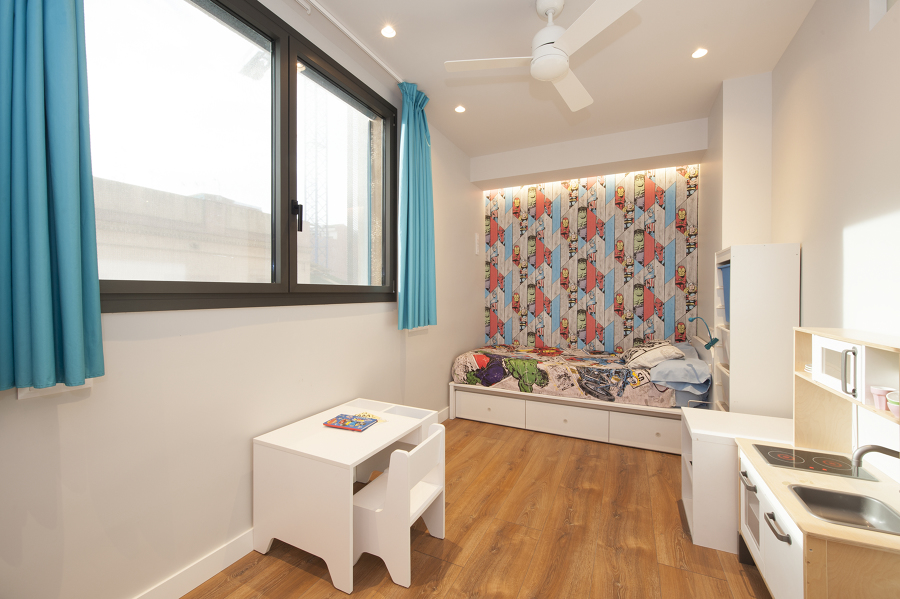 Habitación juvenil ambientación Superheroes