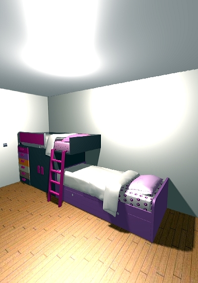 Habitacion juvenil /Conjunto Tren