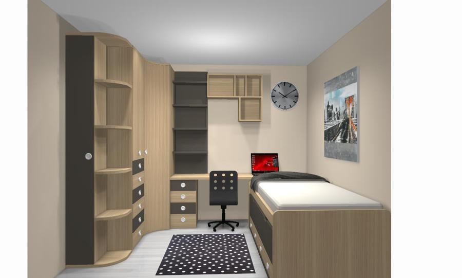 Habitación para un joven  de más edad. 