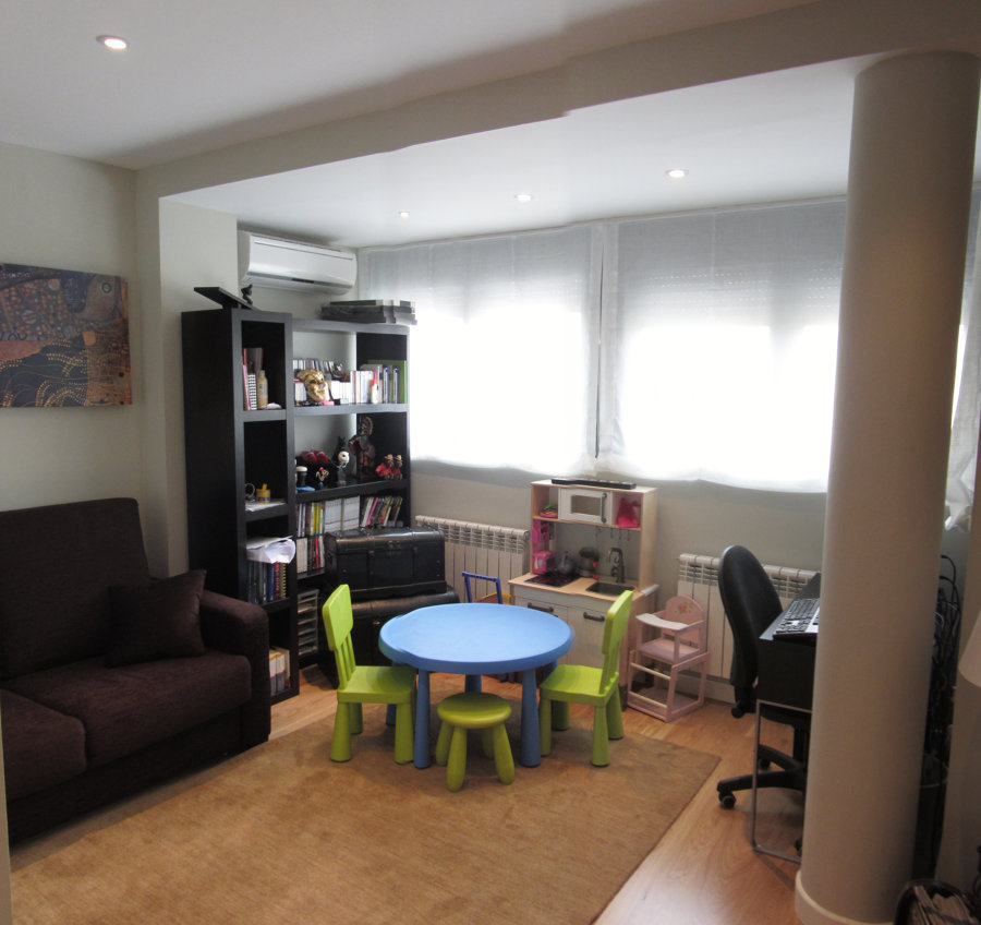 Habitación polivalente unida al salón