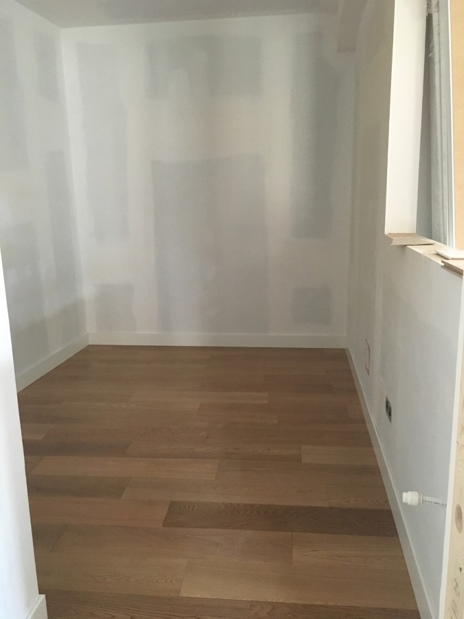 Habitación preparada para pintar