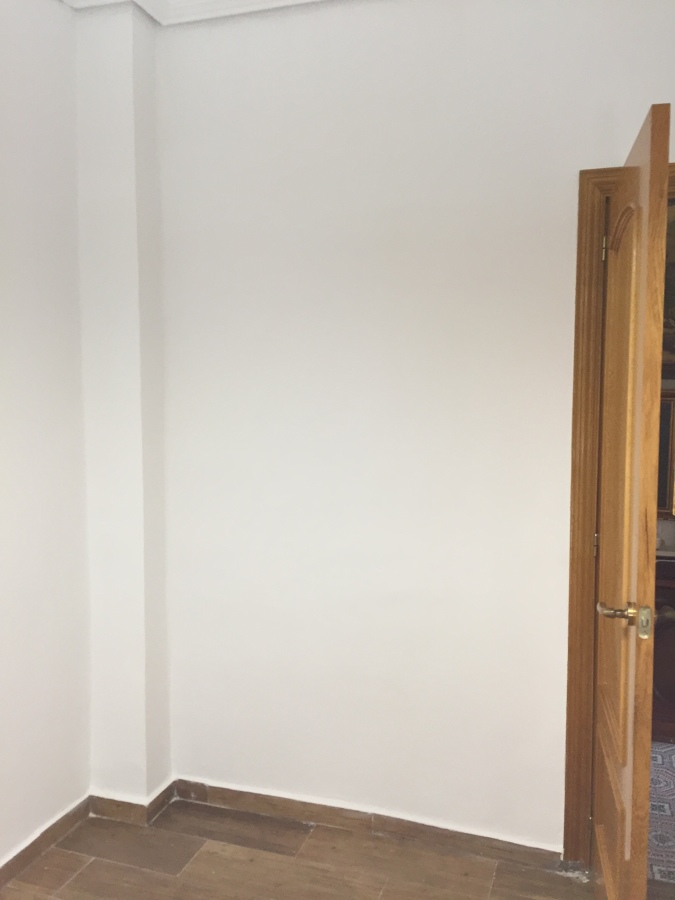 Habitación terminada a falta del armario