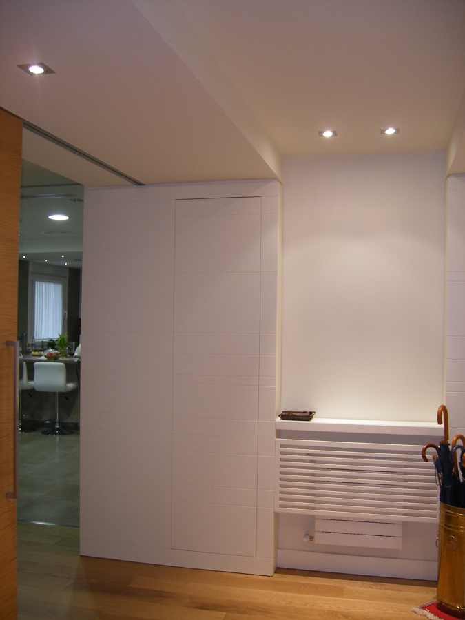 hall (panelado con puerta de expulsion y cubrerradiador